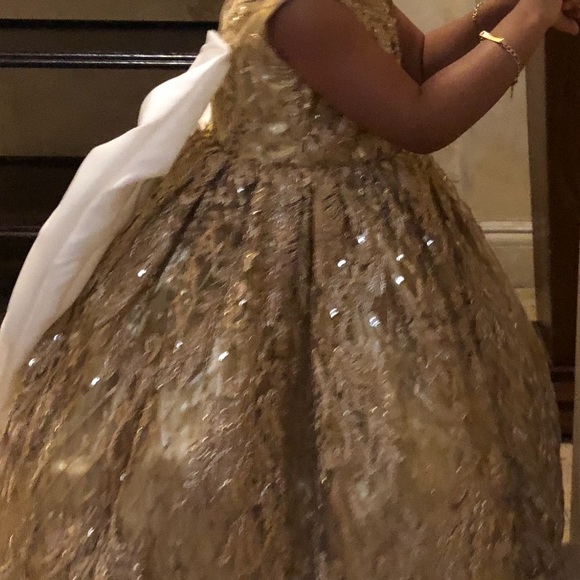 Flower girl,christening,bday gown size 24mths - Picture 4 of 8